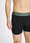 Bambusviskose, Boxershorts "gunnar", 3er-Pack, Schwarz Grün -Resteröds