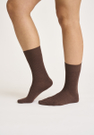 Bambusviskose, Socken "rib", Braun -JBS of Denmark Women