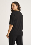 Bambusviskose, Oversize-T-Shirt, Schwarz -JBS of Denmark Women