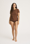 Bambusviskose, T-Shirt, Braun -JBS of Denmark Women