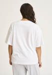 Bambusviskose, Oversize-T-Shirt, Weiß -JBS of Denmark Women