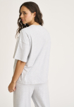 Bambusviskose, Oversize-T-Shirt, Hellgrau Melange -JBS of Denmark Women