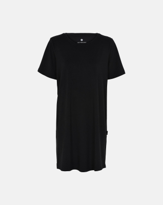 Bambusviskose, Big Shirt, Schwarz -JBS of Denmark Women