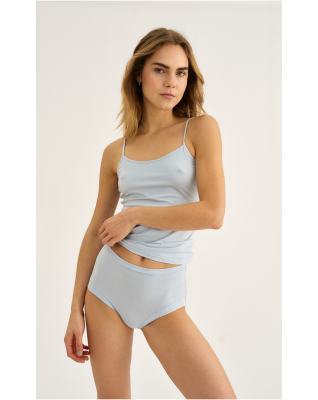 Bambusviskose, Top schmaler Träger, Hellblau -JBS of Denmark Women