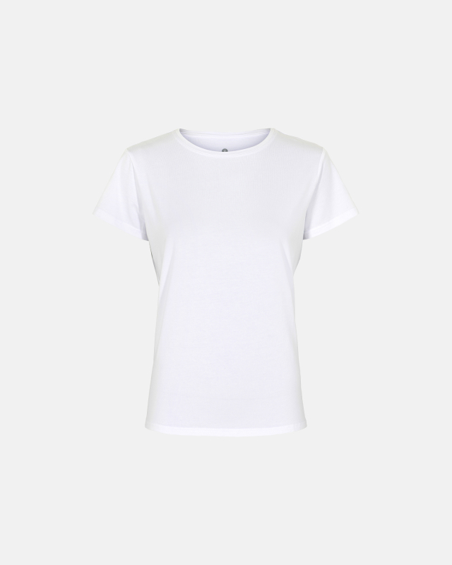 Bambusviskose, T-Shirt, Weiß -JBS of Denmark Women
