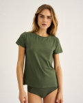 Bambusviskose, T-Shirt, Grün -JBS of Denmark Women