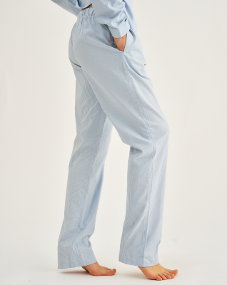 Bambusviskose, Pyjamahose, Blau -JBS of Denmark Women