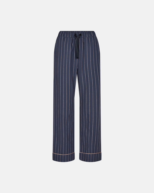 100% Bio-Baumwolle, Pyjamahose, Blau -JBS of Denmark Women