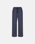 100% Bio-Baumwolle, Pyjamahose, Blau -JBS of Denmark Women