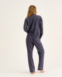 100% Bio-Baumwolle, Pyjamahose, Blau -JBS of Denmark Women