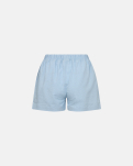 Bambus, "Seersucker" Schlafshorts, Blau