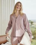 Bambus, "Seersucker" Schlafshorts, Rose -JBS of Denmark Women
