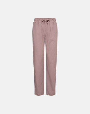 Bambus, "Seersucker" Schlafhosen, Rose