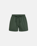 Bambus, "Seersucker" Schlafshorts, Grün