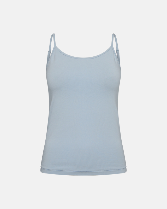Bambusviskose, Top schmaler Träger, Hellblau -JBS of Denmark Women