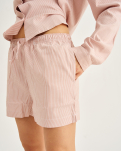 Bambusviskose, Pyjamashorts, Pfirsich