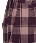 100% Bio-Baumwolle, Flanell-Nachtwäschehose, Rotkariert