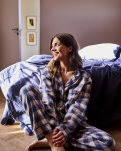 100 % Bio-Baumwolle, Flanell-Nachthose, Kariert -JBS of Denmark Women