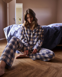 100 % Bio-Baumwolle, Flanell-Nachthose, Kariert -JBS of Denmark Women