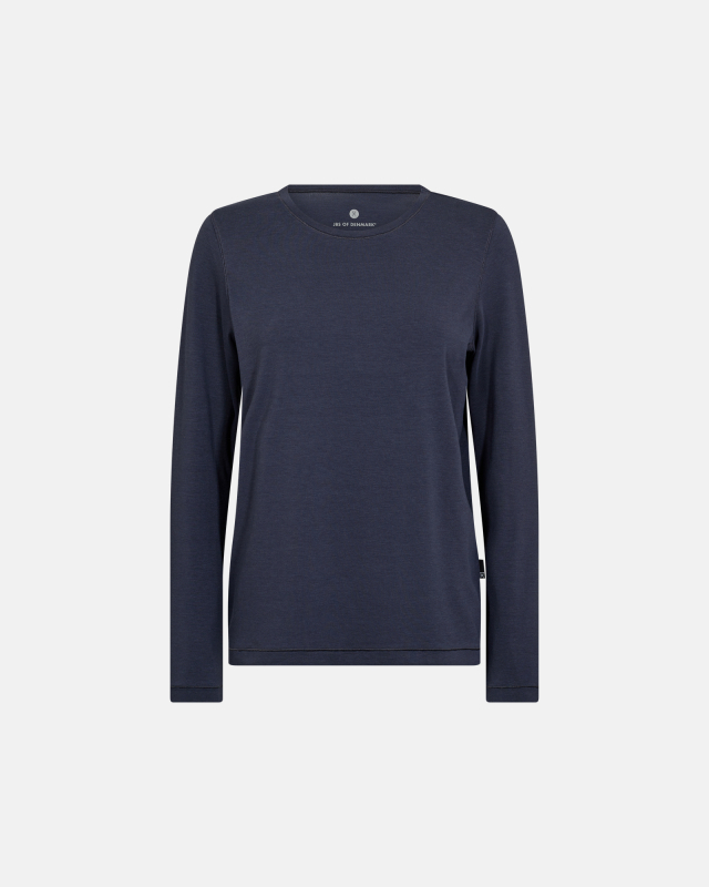 Bambusviskose, Langarm-Shirt, Grau