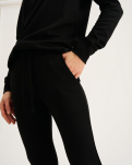 Bambus, Sweatpants, Schwarz