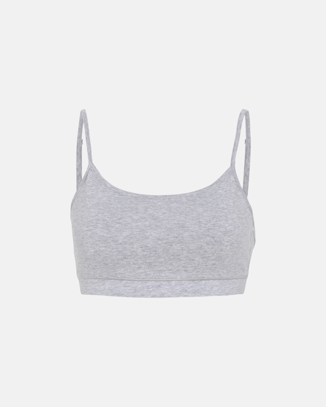 Bambusviskose, BH Top, Grau