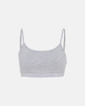 Bambusviskose, BH Top, Grau