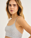 Bambus, BH Top, Grau -JBS of Denmark Women