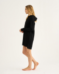 Bambus, Hoodie Kleid, Schwarz -JBS of Denmark Women