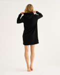Bambus, Hoodie Kleid, Schwarz -JBS of Denmark Women
