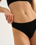 Bambus, String Pantie, Schwarz -JBS of Denmark Women