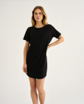 Bambusviskose, Big shirt, Schwarz