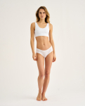 Bambusviskose, Hipster Slip, Weiß -JBS of Denmark Women