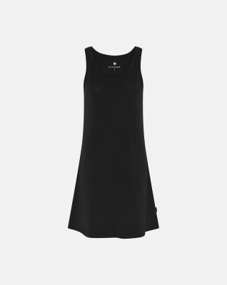 Bambusviskose, Jerseykleid, Schwarz