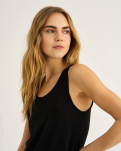 Bambusviskose, Jerseykleid, Schwarz