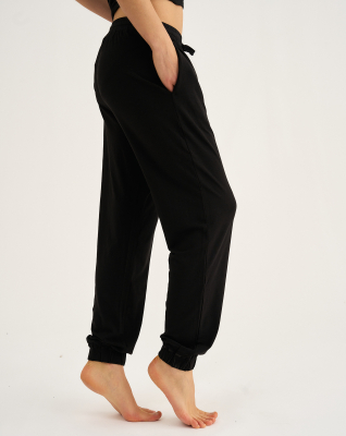 Bambusviskose, Jerseyhosen, Schwarz -JBS of Denmark Women