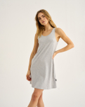 Bambusviskose, Jerseykleid, Grau