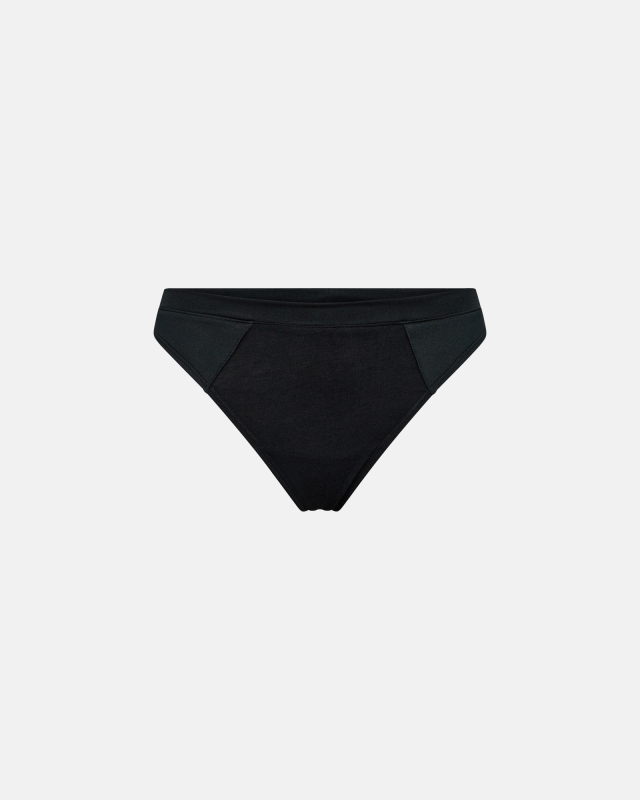 Bio-Bambusviskose, String, Schwarz