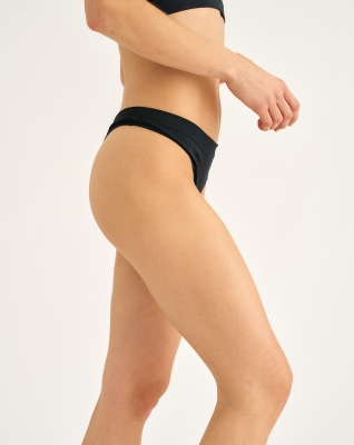 Bio-Bambusviskose, String Slip, Schwarz -JBS of Denmark Women