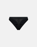 Bio-Bambusviskose, String, Schwarz