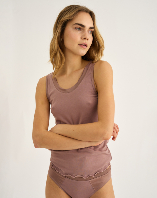 Bio-Bambusviskose, Tanktop, Rose