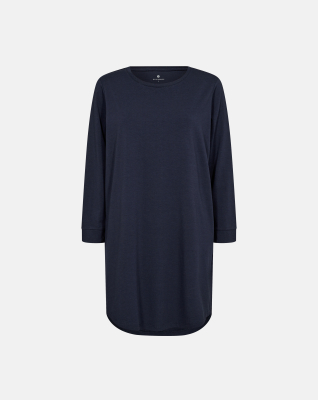 Bambusviskose, Big Shirt mit Ärmeln, Navy -JBS of Denmark Women