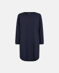 Bambusviskose, Big Shirt mit Ärmeln, Navy -JBS of Denmark Women