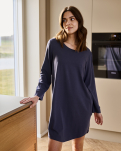 Bambusviskose, Big Shirt, Grau