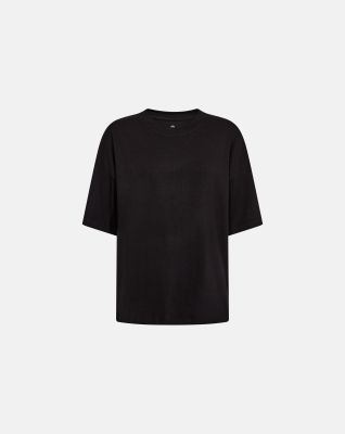 Bambusviskose, Oversize-T-Shirt, Schwarz