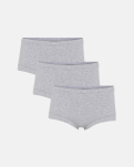 Bambus, Maxi Slip, 3-Pack, Hellgrau -JBS of Denmark Women