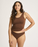 Bambusviskose, Tanktop, Braun -JBS of Denmark Women