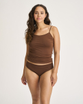 Bambusviskose, Spaghettitop, Braun -JBS of Denmark Women
