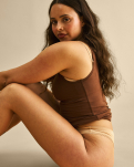 Bambusviskose, String, Nude