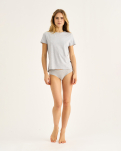 Bambusviskose, T-Shirt, Grau